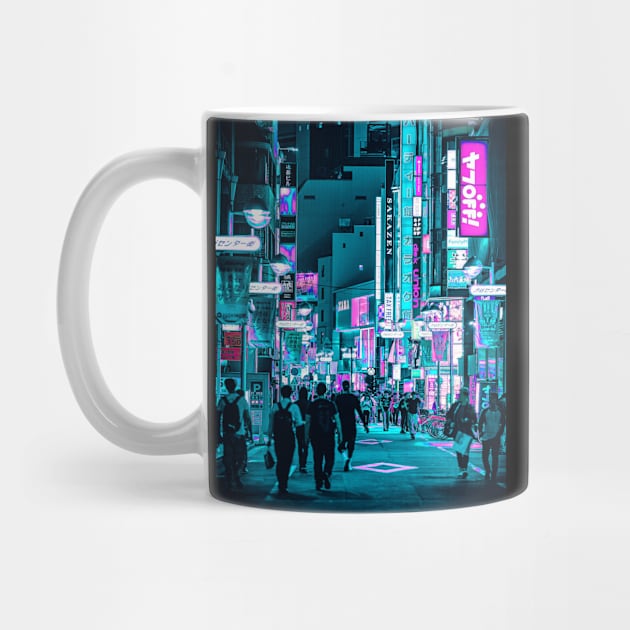 Tokyo Neon Retro Synthwave by JeffDesign